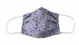 Lavender Country Flower Fabric Face Mask (Adult/Child) - Popatu pageant and easter petti dress