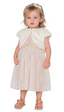Baby Girl's Tulle Dress with Faux Fur Bolero