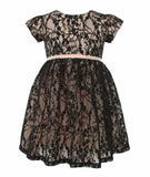 Baby Girl's & Little Girl's Black Lace Dress