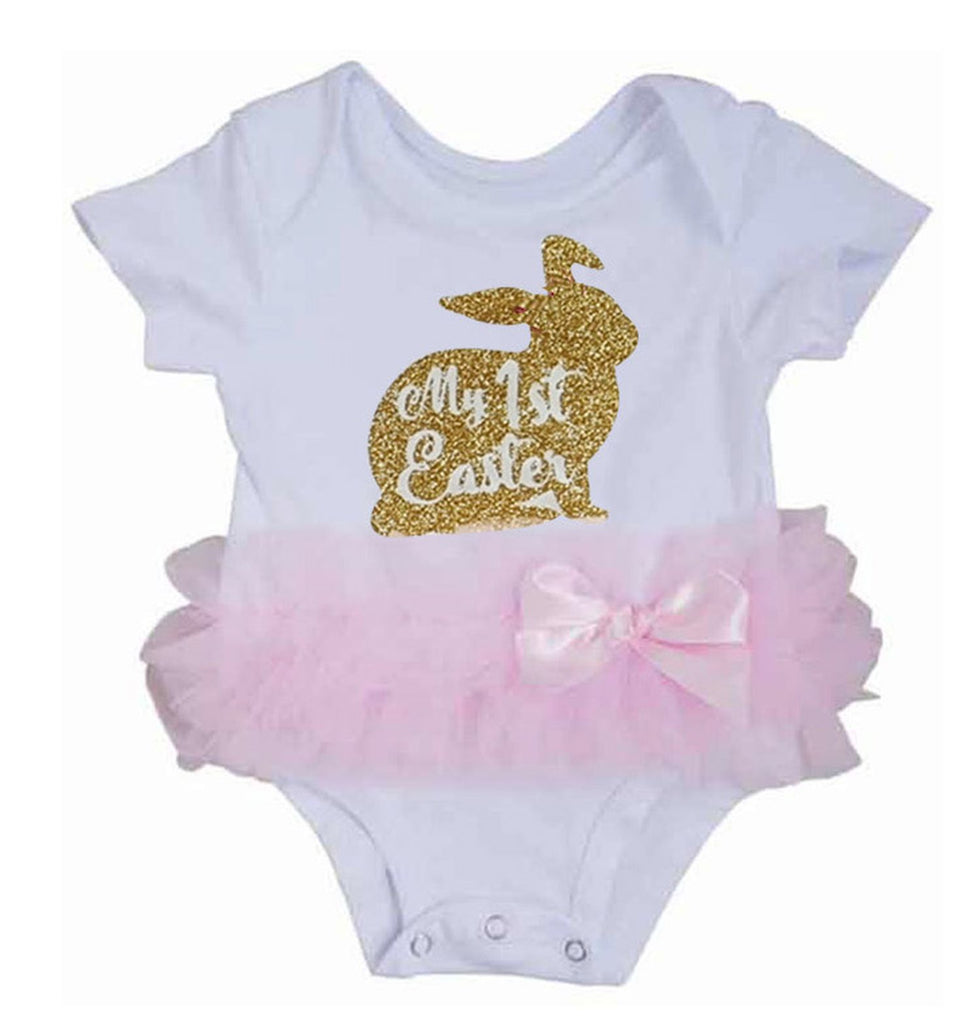 Popatu Baby My 1St Easter Bunny Tutu Bodysuit