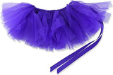 Pawpatu Handcrafted PurpleTulle Tutu with Adjustable Ribbon for Pets
