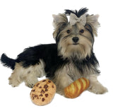 Pawpatu Bread and Cookie Squeaky Plush Toy