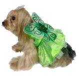 Pawpatu Green Fairy Costume Dress for Pets