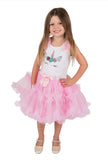 Little Girl's Unicorn Ruffle Petti Dress