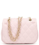 Popatu Pink Quilted Handbag