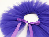 Pawpatu Handcrafted PurpleTulle Tutu with Adjustable Ribbon for Pets