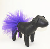 Pawpatu Handcrafted PurpleTulle Tutu with Adjustable Ribbon for Pets