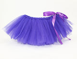 Pawpatu Handcrafted PurpleTulle Tutu with Adjustable Ribbon for Pets