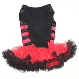 Pawpatu Red Lady Bug Costume Petti Dress for Pets