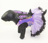 Pawpatu Purple Butterfly Costume Dress for Pets