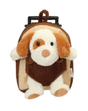 Kid's Dog Rolling Backpack with Removable Plush