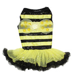 Pawpatu Yellow Bumble Bee Costume Petti Dress for Pets