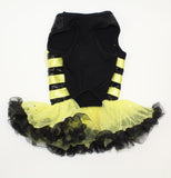 Pawpatu Yellow Bumble Bee Costume Petti Dress for Pets