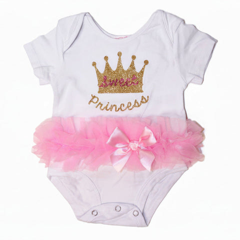 Popatu Baby Tutu Bodysuit Sweet Princess