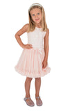 Little Girl's Peach Tutu Dress