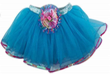 Pochew Teal Blue Dancing Tutu, O/S