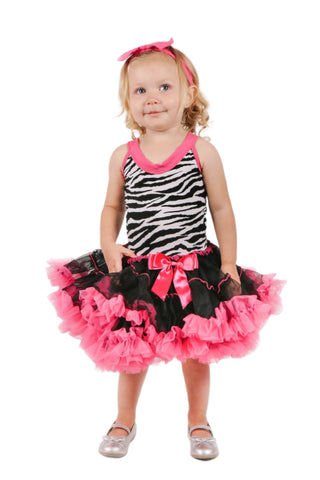 pink zebra tutu dress Zebra Print Tutu Dress
