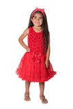 Baby Girl's & Little Girl's Burgundy Petti Tutu Ruffle Dress