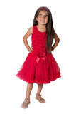 Baby Girl's & Little Girl's Burgundy Petti Tutu Ruffle Dress