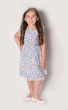 Popatu Baby Girl's & Little Girl's Blue Floral Dress