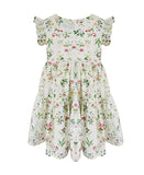 Popatu Baby Girl's & Little Girl's Green Floral Dress