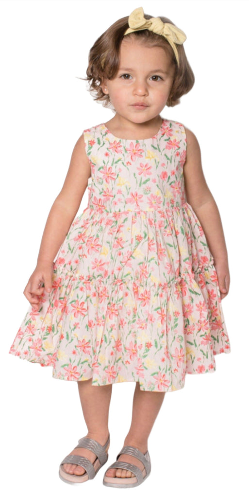 popatu pink dress Popatu Little Girls Birthday Princess Ruffle Dress - White