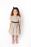 Popatu Baby Girls & Little Girls Beige Plaid Dress
