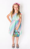 Popatu Baby Girl's Rainbow Tulle Dress