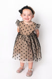 Popatu Little Girl's Polka Dot Tulle Dress
