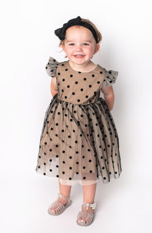 popatu birthday dress Popatu Pink Infant Solid Ruffle Petti Dress- FINAL SALE