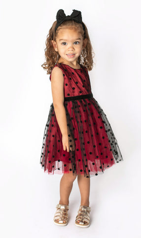 popatu red dress Popatu Ruffle Tutu Dress Red Shimmer Toddler Size 24 months