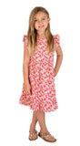 Baby Girl's Pink Floral Cotton Dress