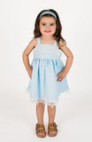 Baby Girl's Lace Blue Dress