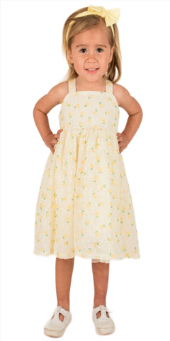 Baby Girl's Yellow Spring and Summer Dress