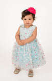 Little Girl's Blossoming Butterflies Dress