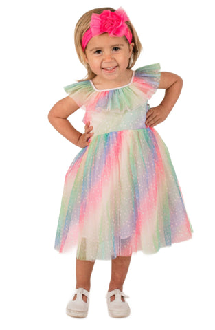 Baby Girls Rainbow Tulle Dress