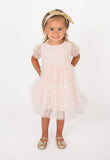 Little Girl's Foil Dot Tulle Dress