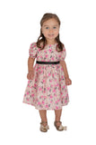 Baby Girl's Pink Floral Cotton Dress