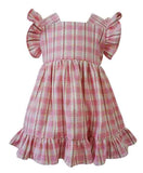 Baby Girl's Pink Pinafore Dress - Popatu