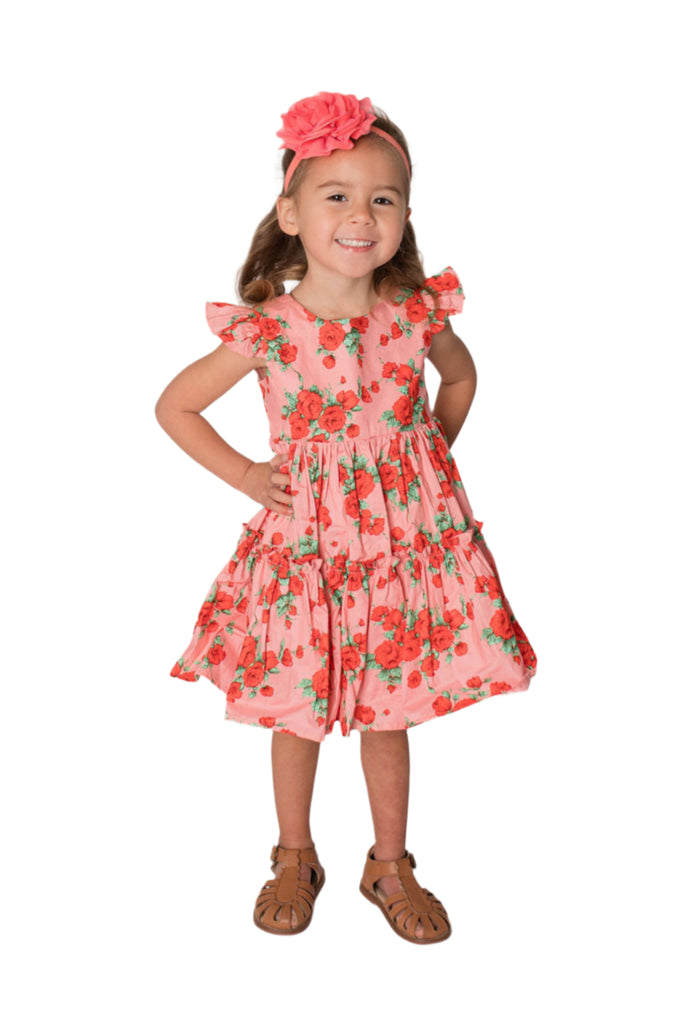 Baby Girl's Tiered Rose Dress