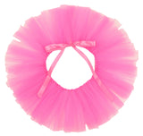 Pawpatu Hand Crafted Hot Pink Tulle Tutu with Adjustable Ribbon for Pets