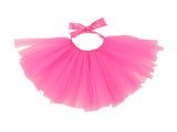 Pawpatu Hand Crafted Hot Pink Tulle Tutu with Adjustable Ribbon for Pets