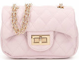 Popatu Pink Quilted Handbag - Popatu