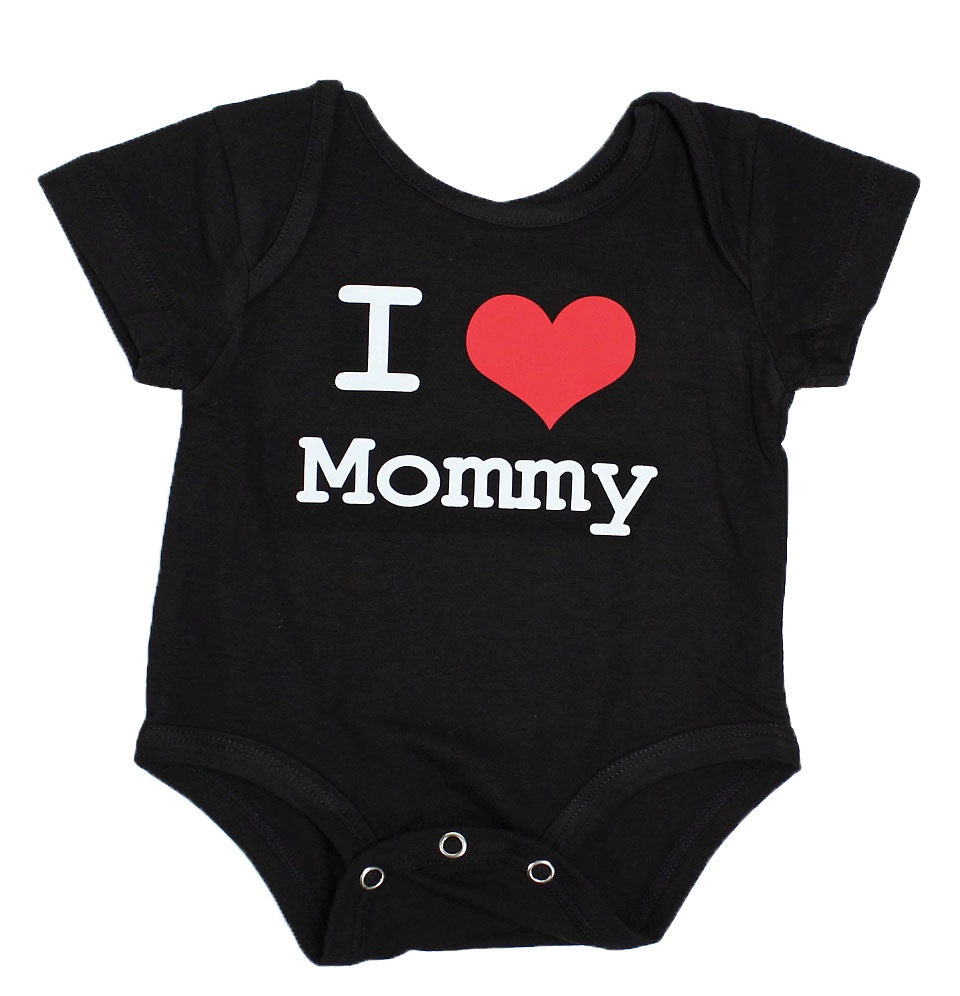 Popatu Baby "I Love Mommy" Baby Bodysuit