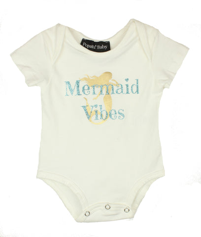 Popatu Infant Bodysuit Mermaid Vibes - Popatu pageant and easter petti dress