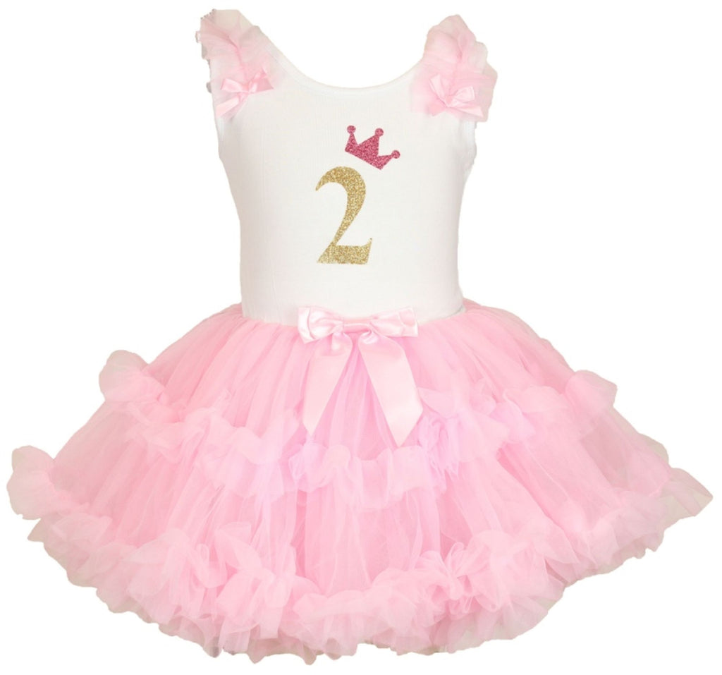 Popatu Little Girls 2nd, 3rd, 4th Birthday Ruffle Dress - Popatu