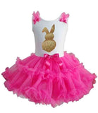 Popatu Baby Girl's & Little Girl's Bunny Ruffle Dress