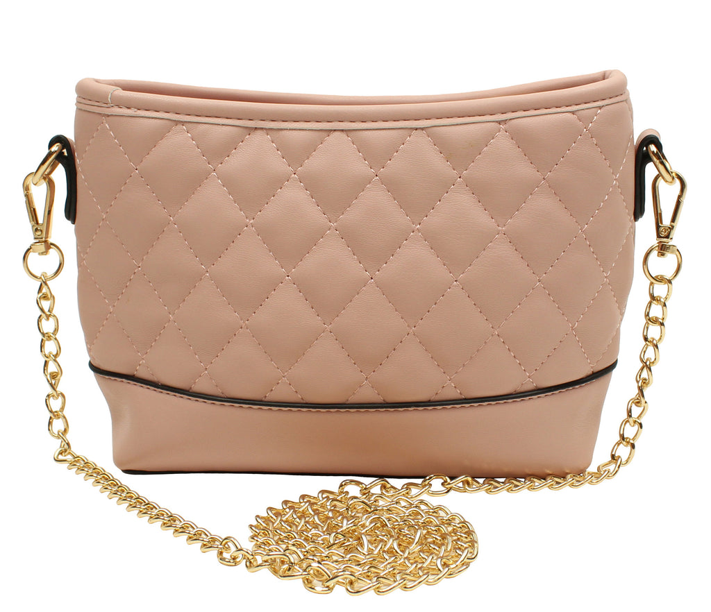 Pink Quilted Purse
