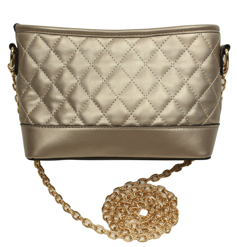 Bronze Quilted Purse