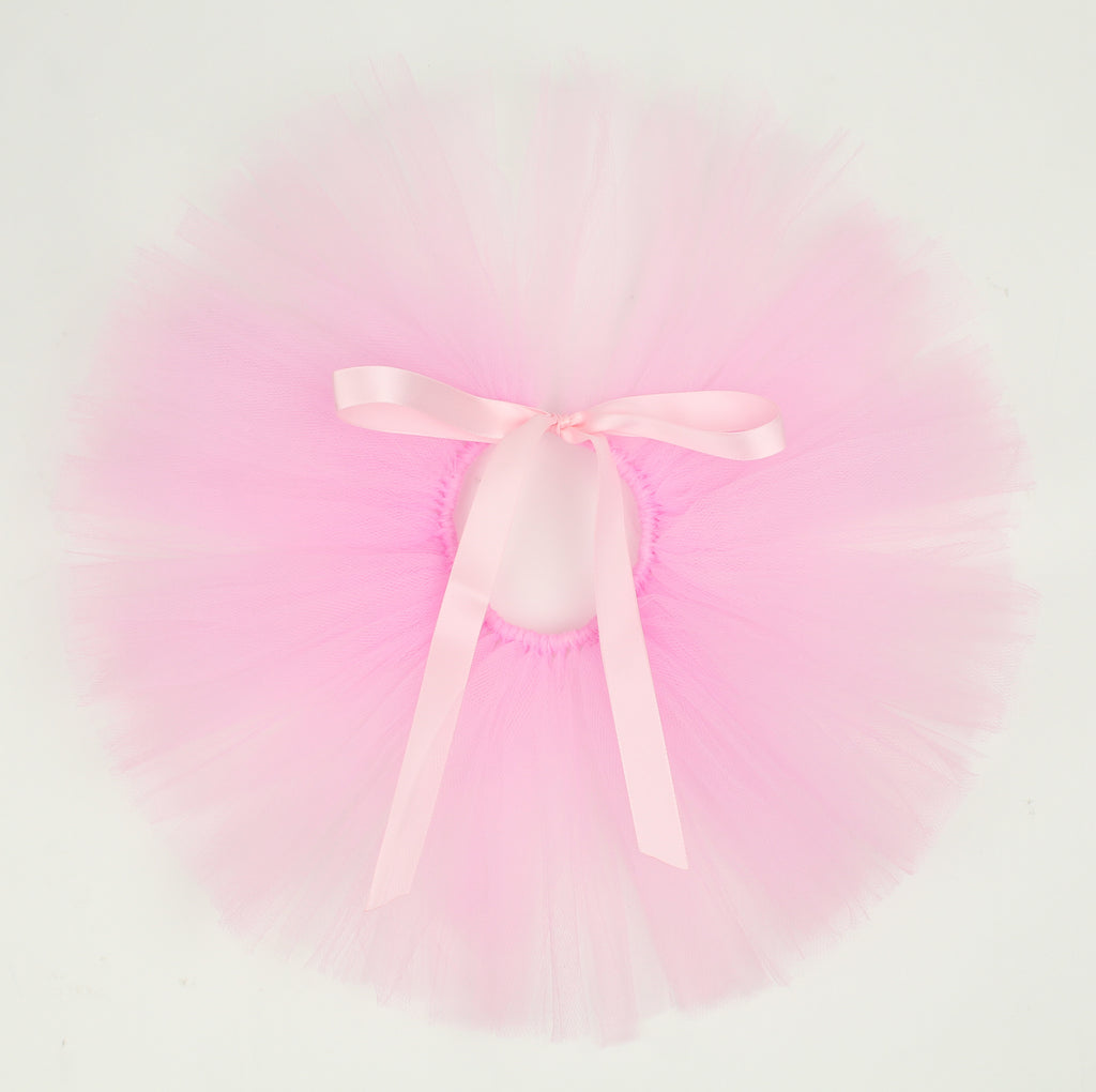Pawpatu Handcrafted Pink Tulle Tutu with Adjustable Ribbon for Pets